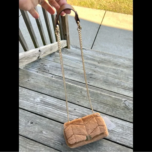 NWT Sophie Fuzzy Crossbody Handbag from A New Day - Picture 11 of 16